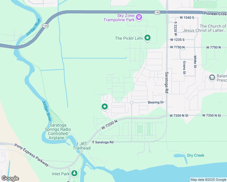 map of restaurants, bars, coffee shops, grocery stores, and more near 942 Drifter Lane in Saratoga Springs