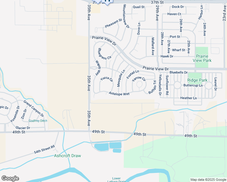 map of restaurants, bars, coffee shops, grocery stores, and more near 3305 Yucca Circle in Evans