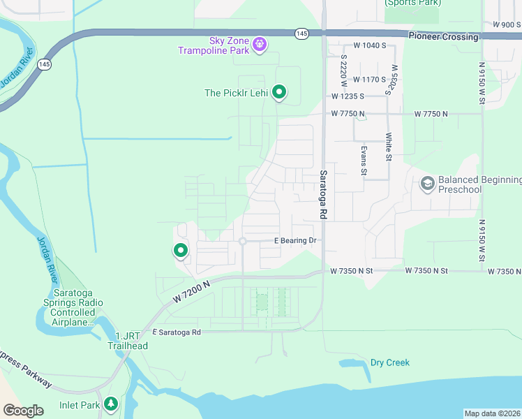 map of restaurants, bars, coffee shops, grocery stores, and more near 1082 Dory Boat Road in Saratoga Springs