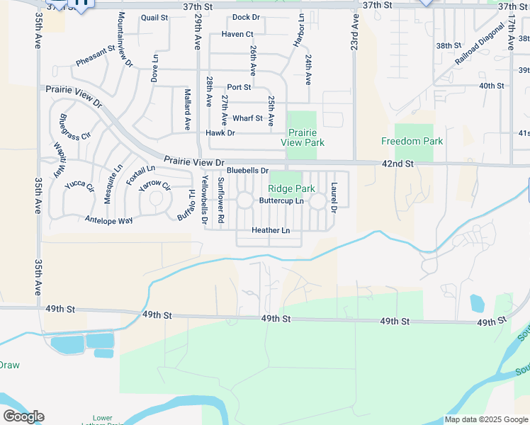 map of restaurants, bars, coffee shops, grocery stores, and more near 4313 Phlox Lane in Evans
