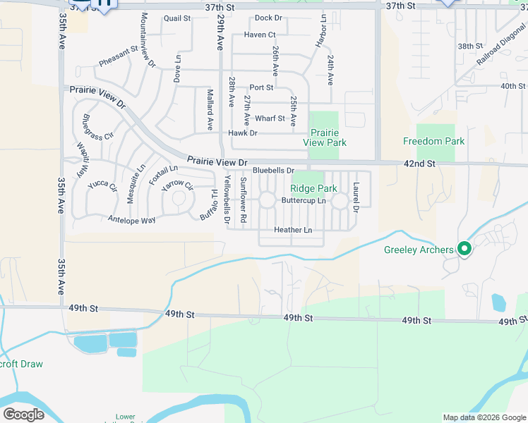 map of restaurants, bars, coffee shops, grocery stores, and more near 4312 Rockcress Road in Evans