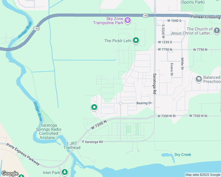 map of restaurants, bars, coffee shops, grocery stores, and more near 973 Citadel Lane in Saratoga Springs