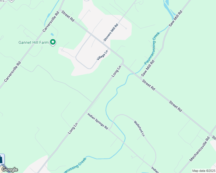 map of restaurants, bars, coffee shops, grocery stores, and more near 5793 Long Lane in Doylestown
