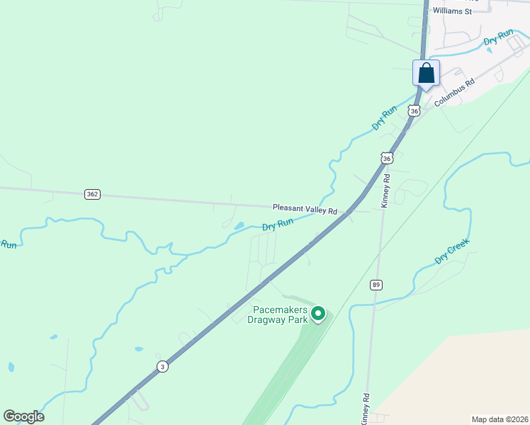 map of restaurants, bars, coffee shops, grocery stores, and more near 12880 Pleasant Valley Road in Mount Vernon