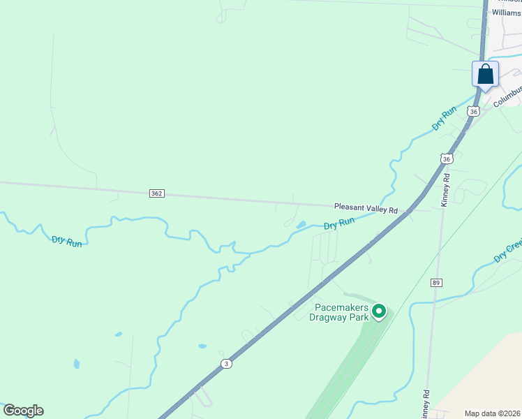 map of restaurants, bars, coffee shops, grocery stores, and more near 12626 Pleasant Valley Road in Mount Vernon