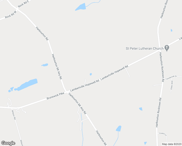 map of restaurants, bars, coffee shops, grocery stores, and more near 446 Lambertville Hopewell Road in Lambertville