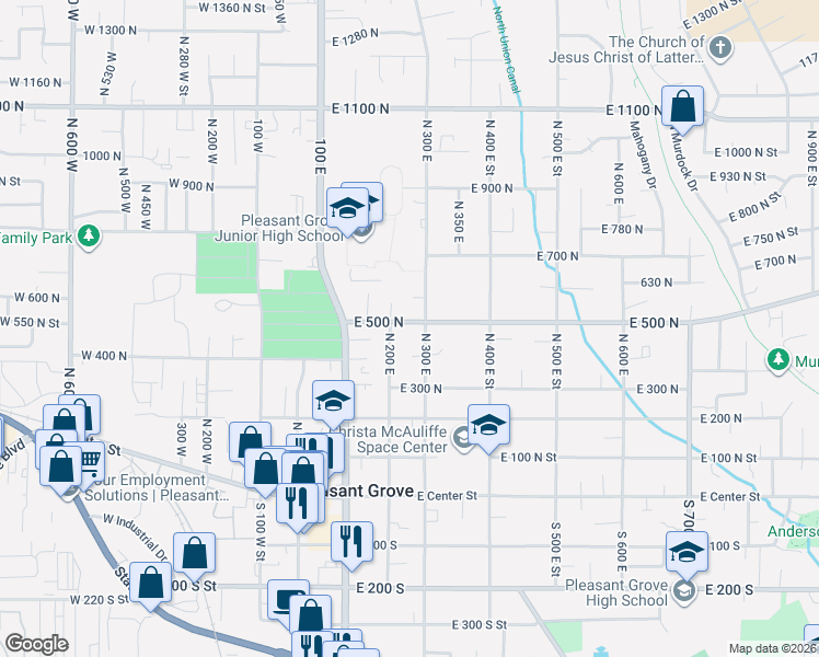 map of restaurants, bars, coffee shops, grocery stores, and more near 240 Grove Drive in Alpine
