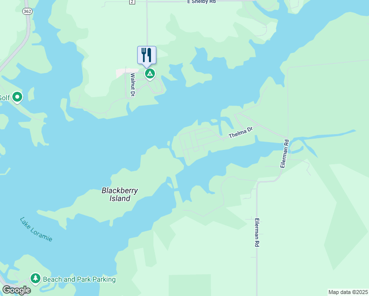 map of restaurants, bars, coffee shops, grocery stores, and more near 12108 Granville Avenue in Minster