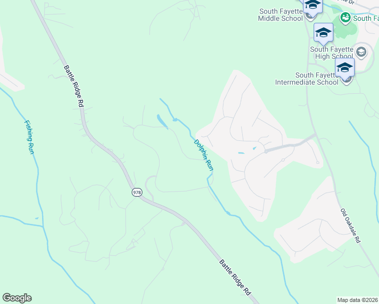 map of restaurants, bars, coffee shops, grocery stores, and more near 4542 Walnut Ridge Circle in McDonald