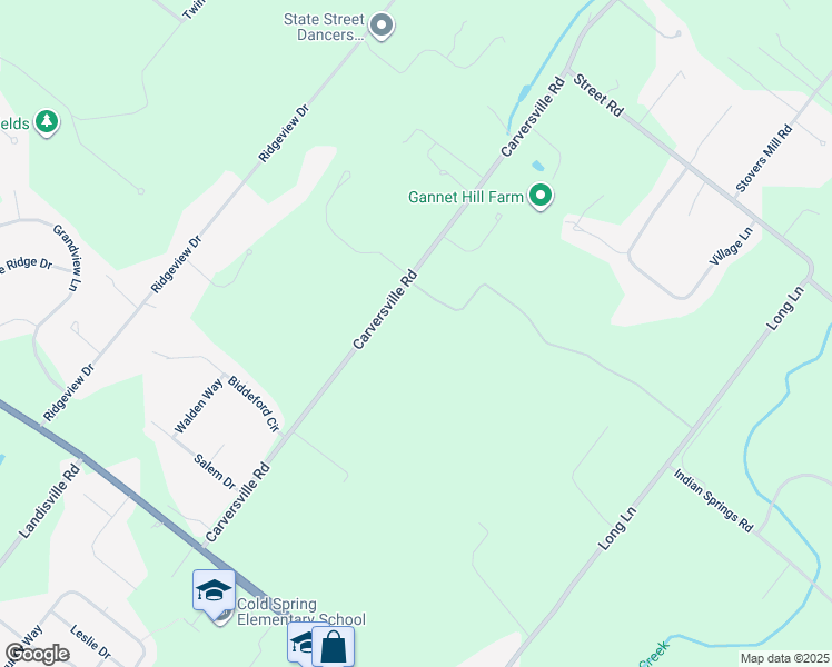 map of restaurants, bars, coffee shops, grocery stores, and more near 5563 Carversville Road in Doylestown