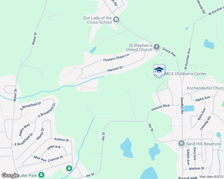 map of restaurants, bars, coffee shops, grocery stores, and more near Rolling Meadow Road in Lebanon County