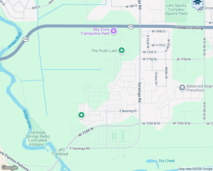 map of restaurants, bars, coffee shops, grocery stores, and more near 388 Regatta Ln in Saratoga Springs