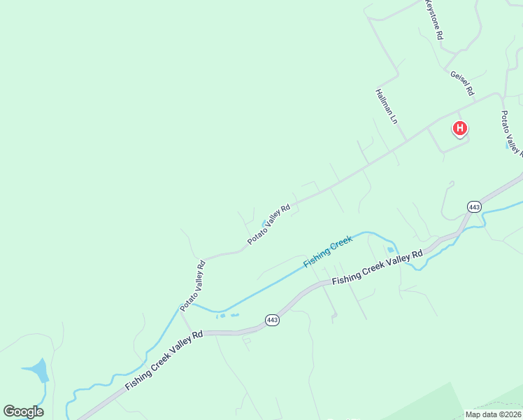 map of restaurants, bars, coffee shops, grocery stores, and more near 1440 Potato Valley Road in Harrisburg