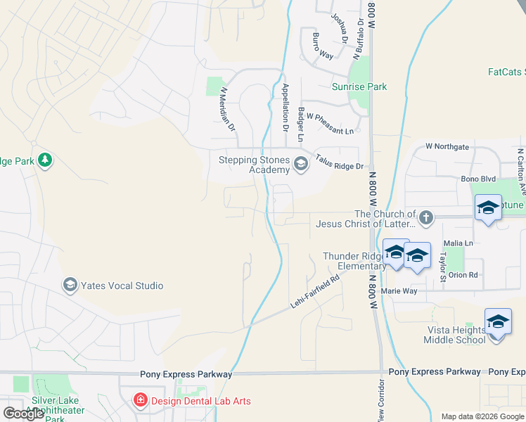 map of restaurants, bars, coffee shops, grocery stores, and more near 1109 West Evans Lane in Saratoga Springs