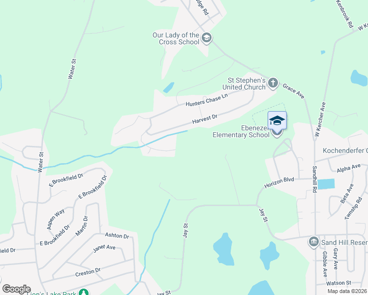 map of restaurants, bars, coffee shops, grocery stores, and more near 1152 Harvest Drive in Lebanon