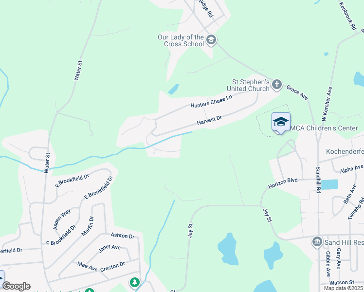 map of restaurants, bars, coffee shops, grocery stores, and more near Rolling Meadow Road in Lebanon