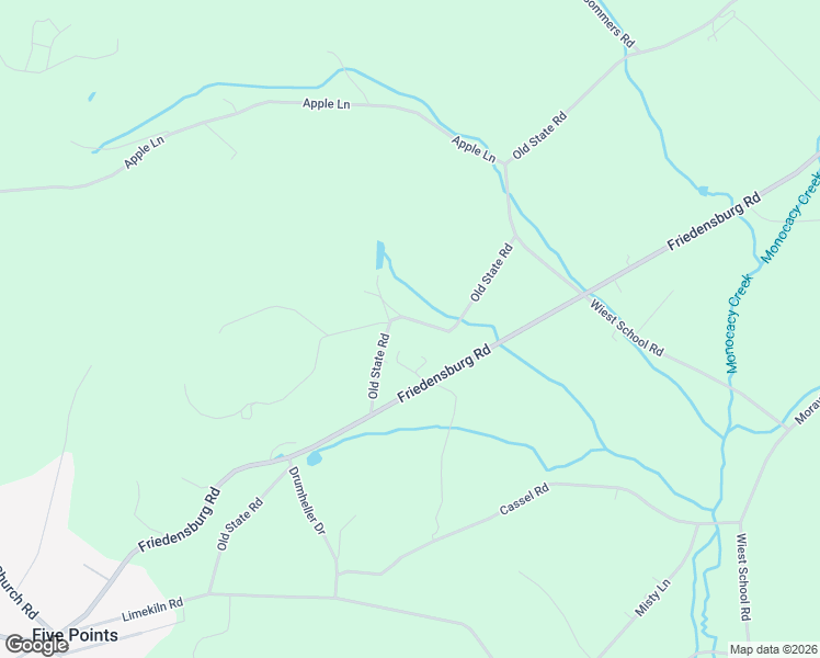 map of restaurants, bars, coffee shops, grocery stores, and more near 121 Old State Road in Reading