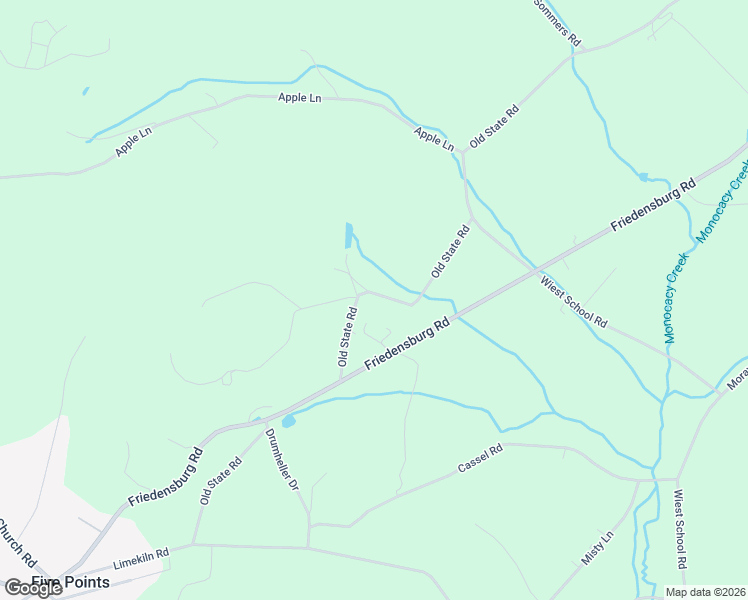 map of restaurants, bars, coffee shops, grocery stores, and more near 121 Old State Road in Reading