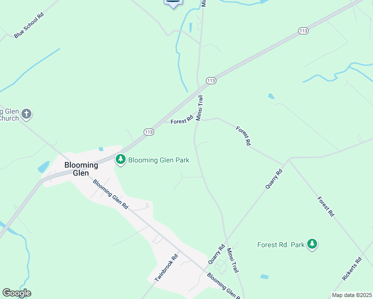 map of restaurants, bars, coffee shops, grocery stores, and more near 812 Minsi Trail in Perkasie