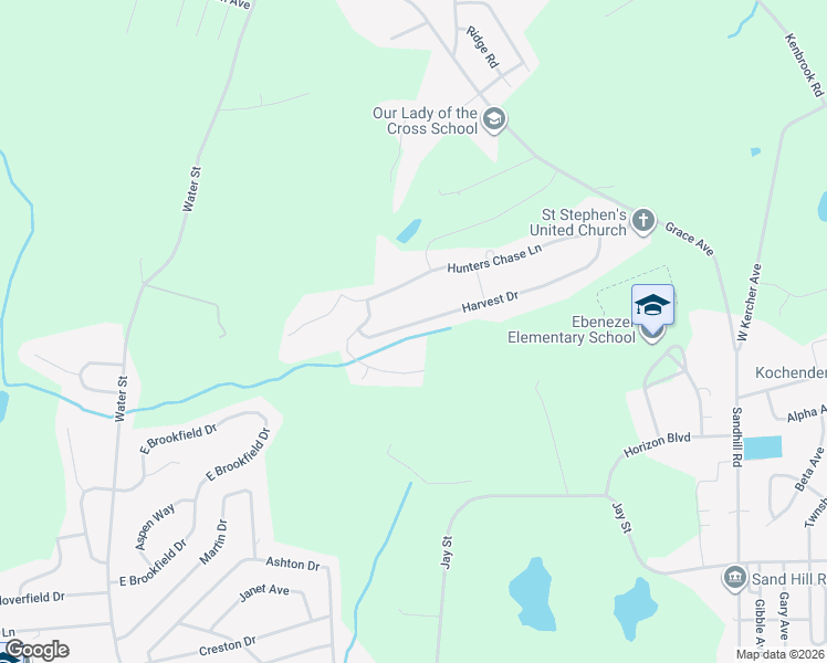 map of restaurants, bars, coffee shops, grocery stores, and more near 1152 Harvest Drive in Lebanon