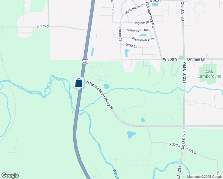 map of restaurants, bars, coffee shops, grocery stores, and more near 710 Veterans Memorial Parkway West in Lafayette