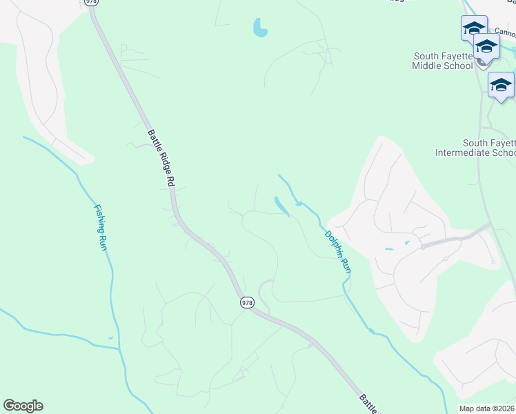 map of restaurants, bars, coffee shops, grocery stores, and more near 4447 Walnut Ridge Circle in McDonald