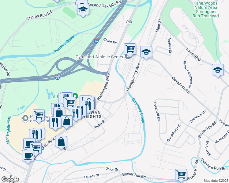 map of restaurants, bars, coffee shops, grocery stores, and more near 1212 North Gray Avenue in Bridgeville
