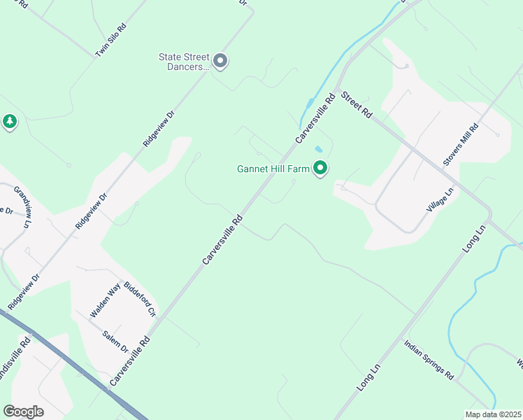 map of restaurants, bars, coffee shops, grocery stores, and more near 5633 Carversville Road in Doylestown
