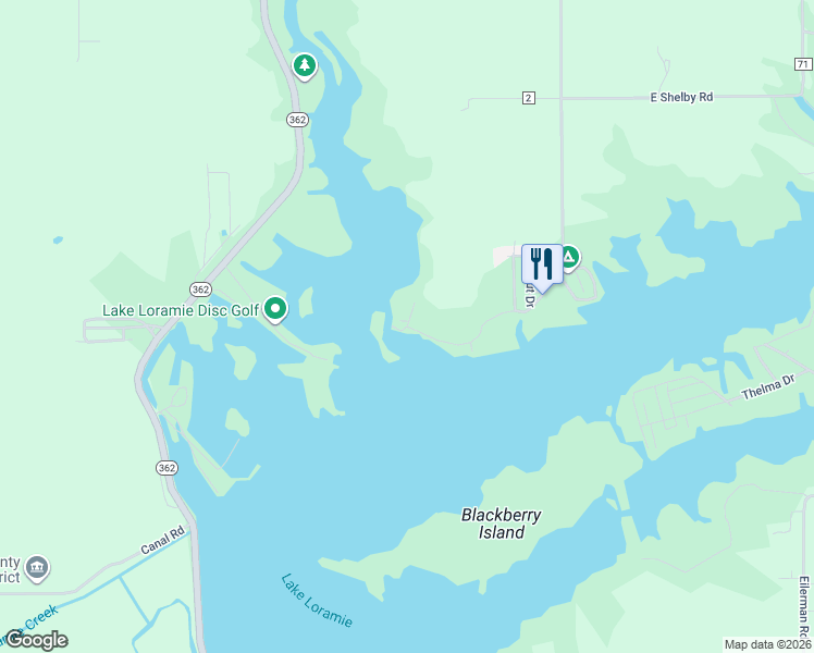 map of restaurants, bars, coffee shops, grocery stores, and more near 12001 Lotus Cove Court in Minster