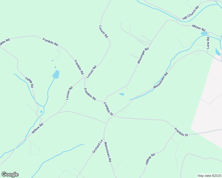 map of restaurants, bars, coffee shops, grocery stores, and more near 89 Wissinger Road in Boyertown