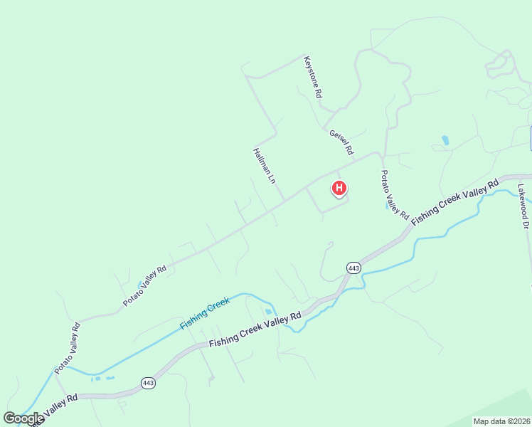 map of restaurants, bars, coffee shops, grocery stores, and more near 1720 Potato Valley Road in Harrisburg