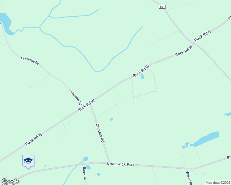 map of restaurants, bars, coffee shops, grocery stores, and more near 213 Rock Road West in Lambertville