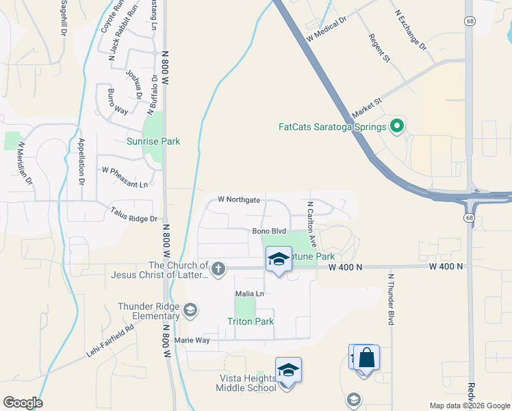 map of restaurants, bars, coffee shops, grocery stores, and more near 577 Northgate in Saratoga Springs