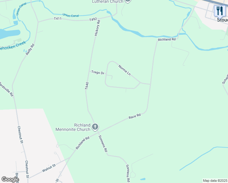 map of restaurants, bars, coffee shops, grocery stores, and more near 112 Country Lane in Richland