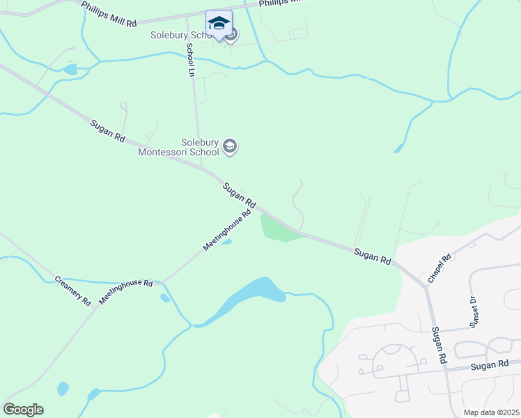 map of restaurants, bars, coffee shops, grocery stores, and more near 2670 North Sugan Road in New Hope