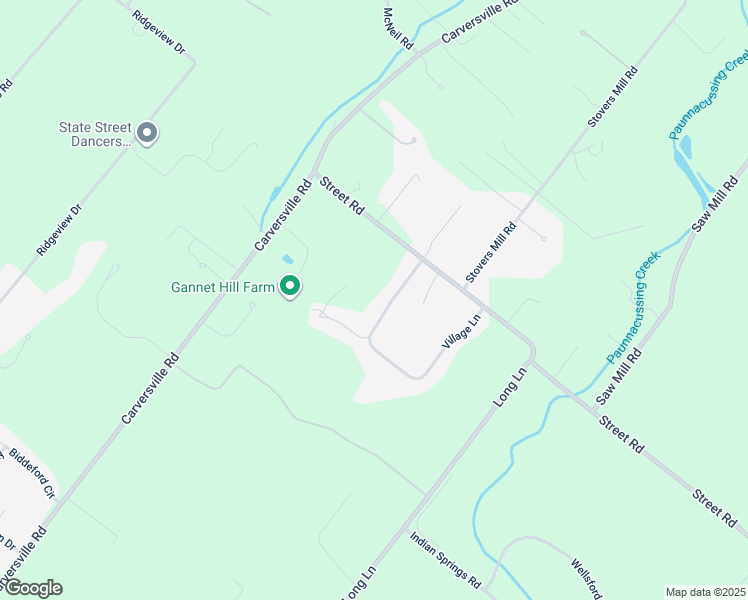 map of restaurants, bars, coffee shops, grocery stores, and more near 5814 Village Lane in Doylestown