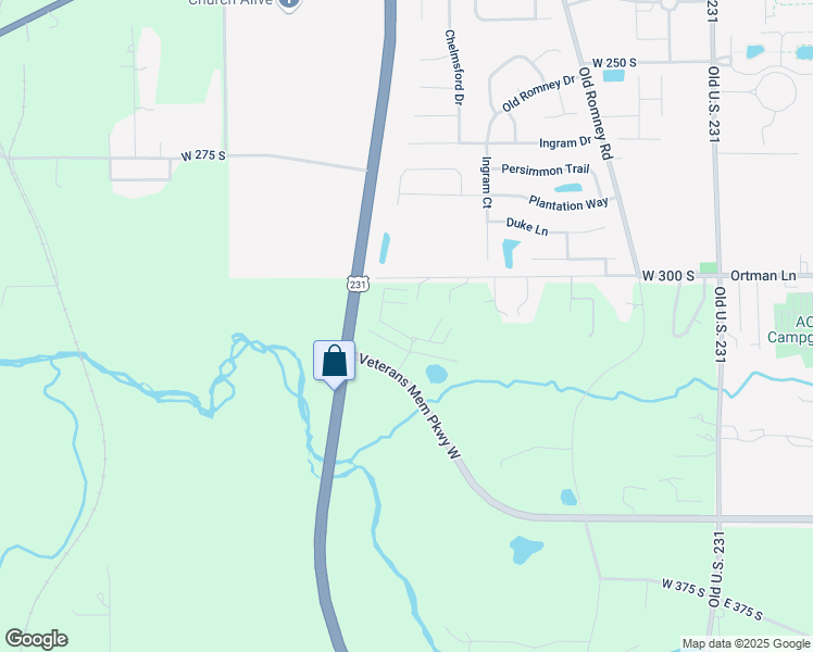 map of restaurants, bars, coffee shops, grocery stores, and more near 710 Veterans Memorial Parkway West in Lafayette