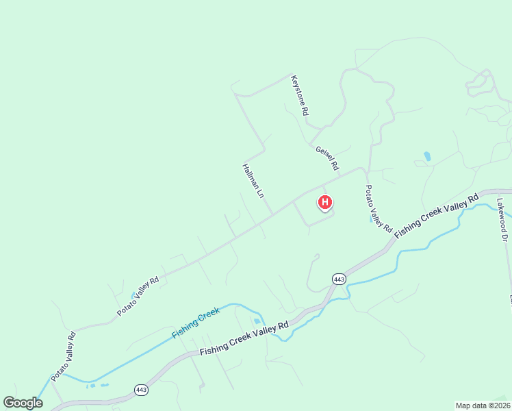 map of restaurants, bars, coffee shops, grocery stores, and more near 1720 Potato Valley Road in Harrisburg