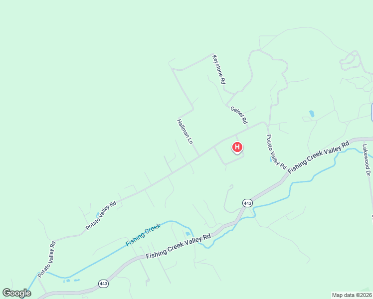 map of restaurants, bars, coffee shops, grocery stores, and more near 1720 Potato Valley Road in Harrisburg