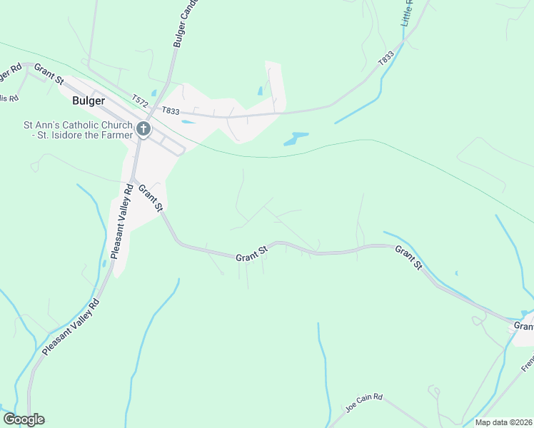 map of restaurants, bars, coffee shops, grocery stores, and more near 24 Verner Avenue in Bulger