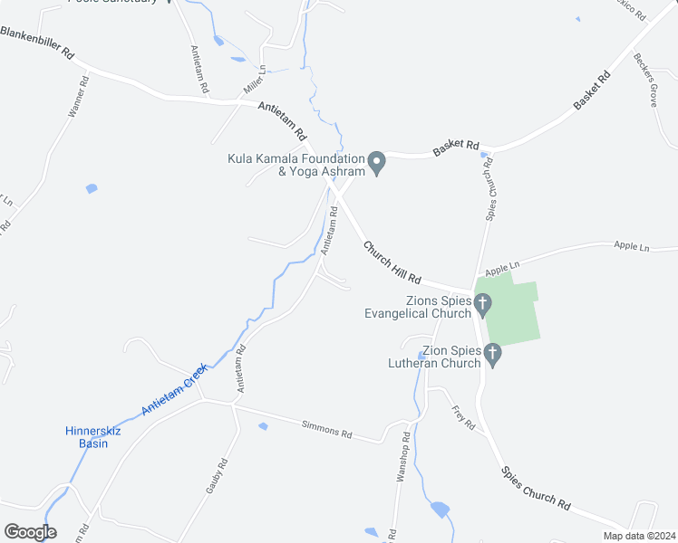 map of restaurants, bars, coffee shops, grocery stores, and more near 431 Antietam Road in Reading