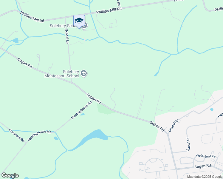 map of restaurants, bars, coffee shops, grocery stores, and more near 2670 Sugan Road in New Hope