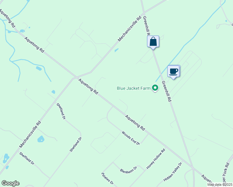 map of restaurants, bars, coffee shops, grocery stores, and more near 7 Taylor Lane in Doylestown