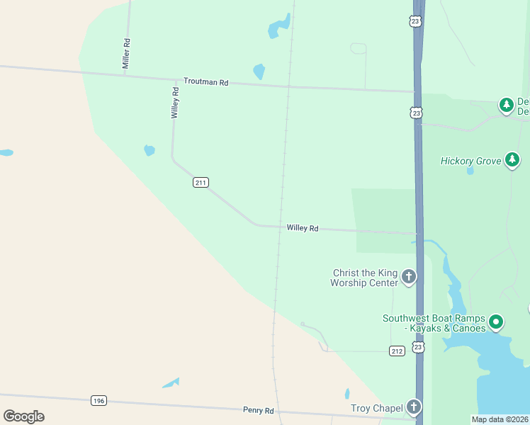 map of restaurants, bars, coffee shops, grocery stores, and more near 430 Willey Road in Delaware