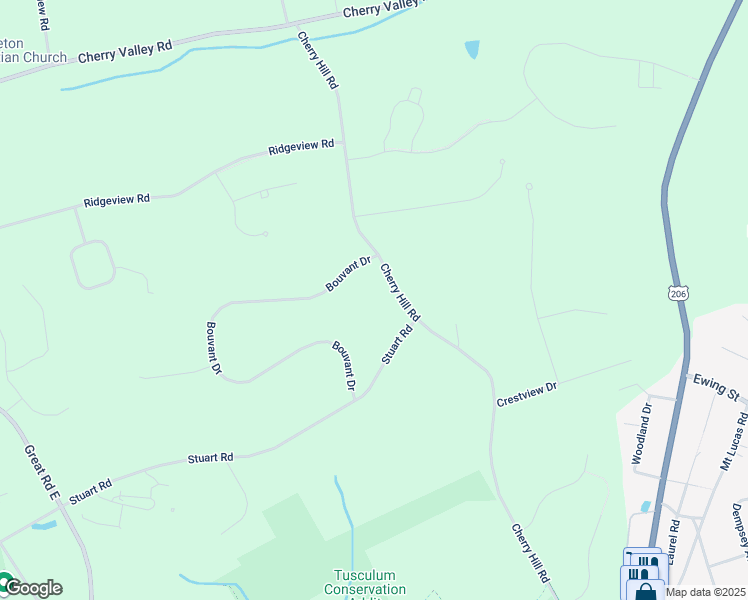 map of restaurants, bars, coffee shops, grocery stores, and more near 458 Cherry Hill Road in Princeton