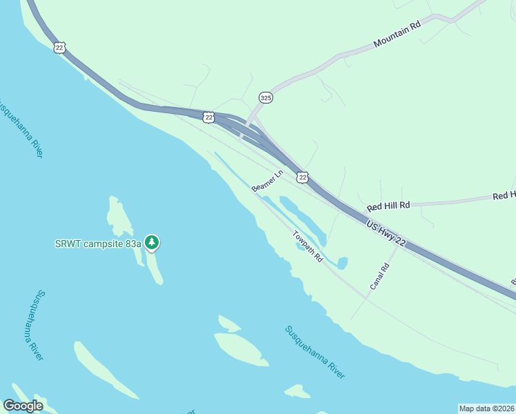 map of restaurants, bars, coffee shops, grocery stores, and more near 1854 Towpath Road in Dauphin
