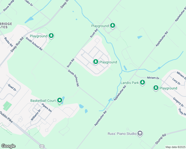map of restaurants, bars, coffee shops, grocery stores, and more near in Perkasie