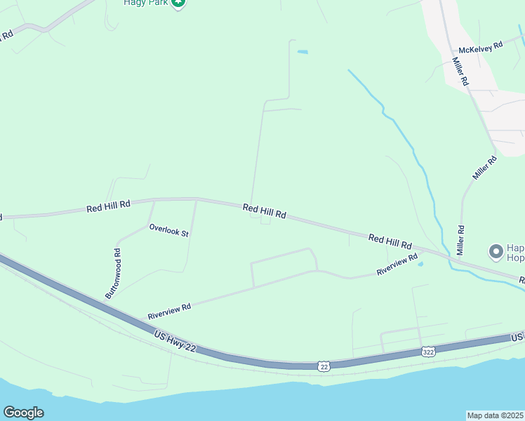 map of restaurants, bars, coffee shops, grocery stores, and more near Red Hill Road in Dauphin County