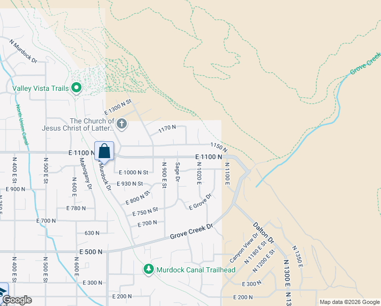 map of restaurants, bars, coffee shops, grocery stores, and more near 973 E 1100 N in Pleasant Grove