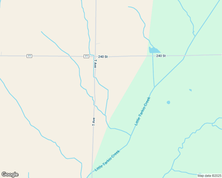 map of restaurants, bars, coffee shops, grocery stores, and more near 29212 240 Street in Tarkio